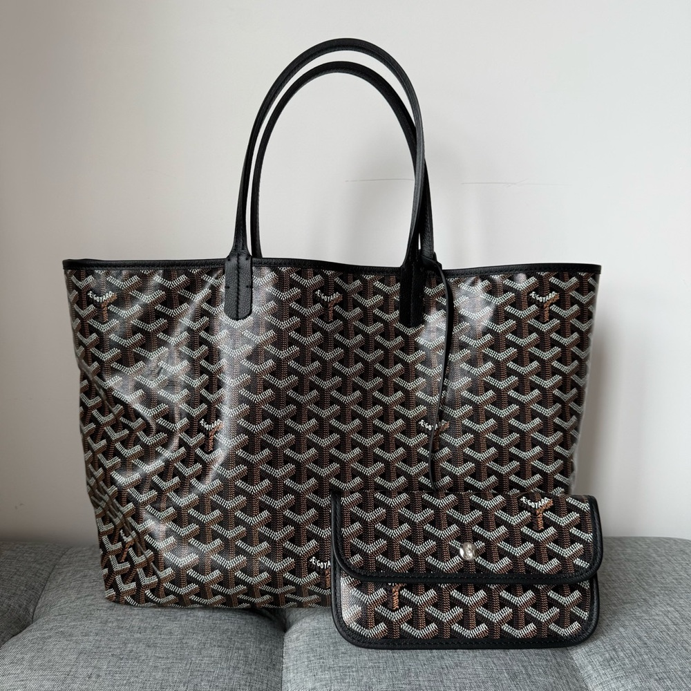 Goyard Saint Louis PM Black Tote Bag